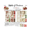 Craft O'Clock Spirit of Christmas Mix Medium Papers Set CC-C87-SCS-09 met 24 dubbelzijdige vellen van 20,3x20,3 cm met klassieke kerstbloemen en houttexturen.