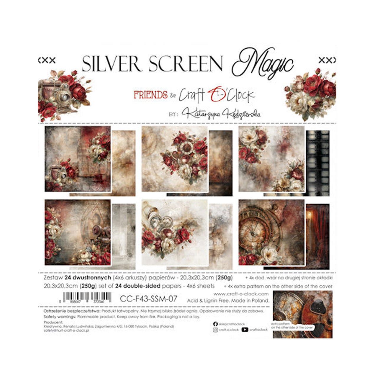 CC-F43-SSM-07, Silver Screen Magic van Craft O Clock, jej hobby