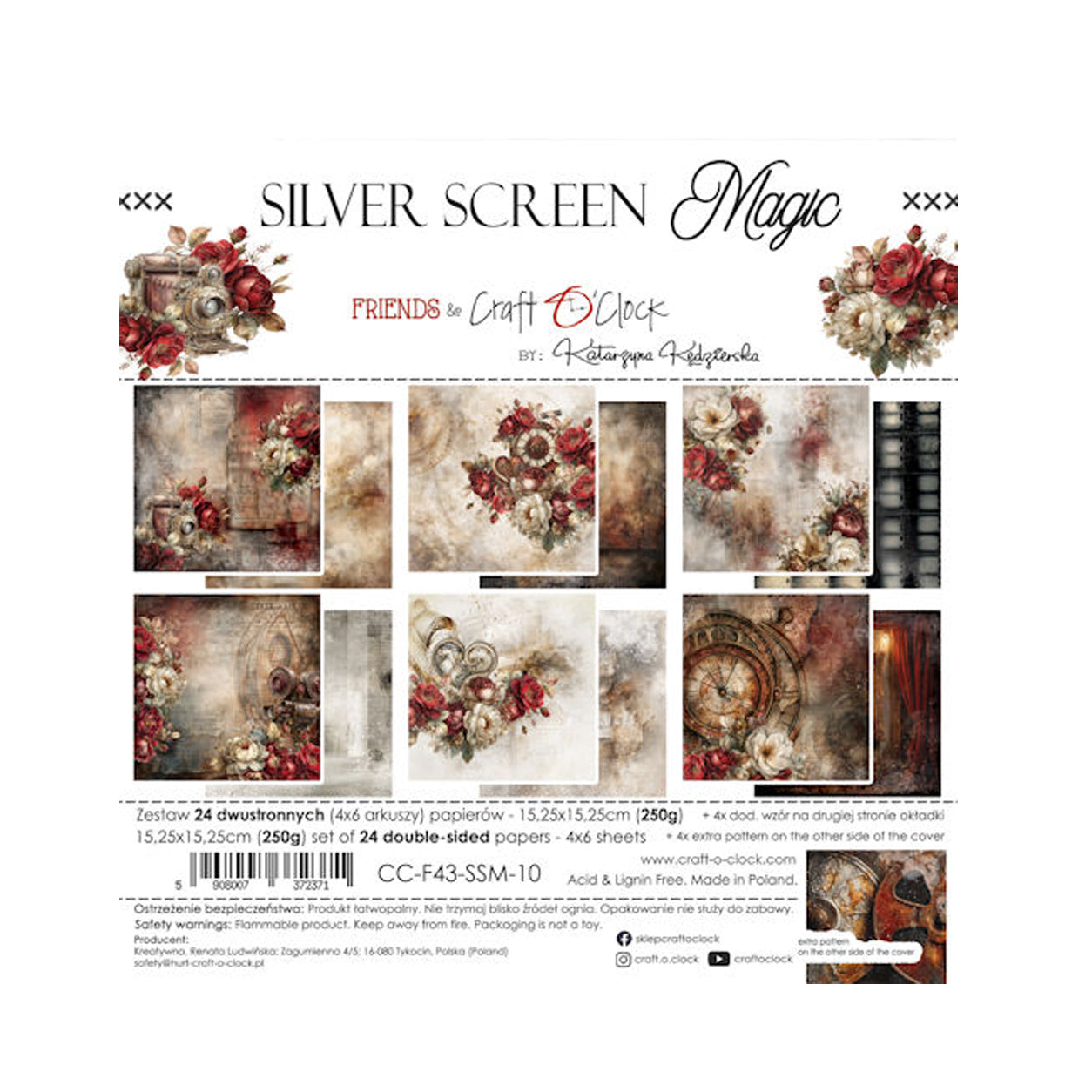 CC-F43-SSM-10, Silver Screen Magic van Craft O Clock, jej-hobby