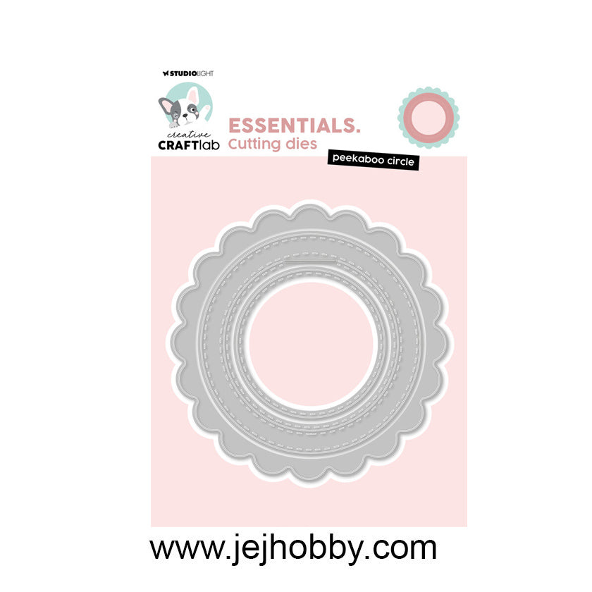 CCL-ES-CD1032, Peekaboo circle Creative craftlab, jej hobby