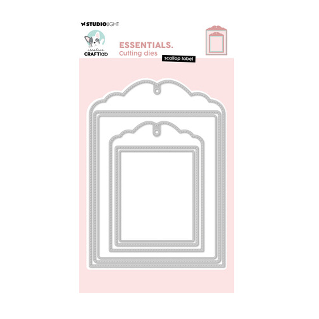 CCL-ES-CD1119 Scallop label van Creative craftlab Studio Light, Jej hobby