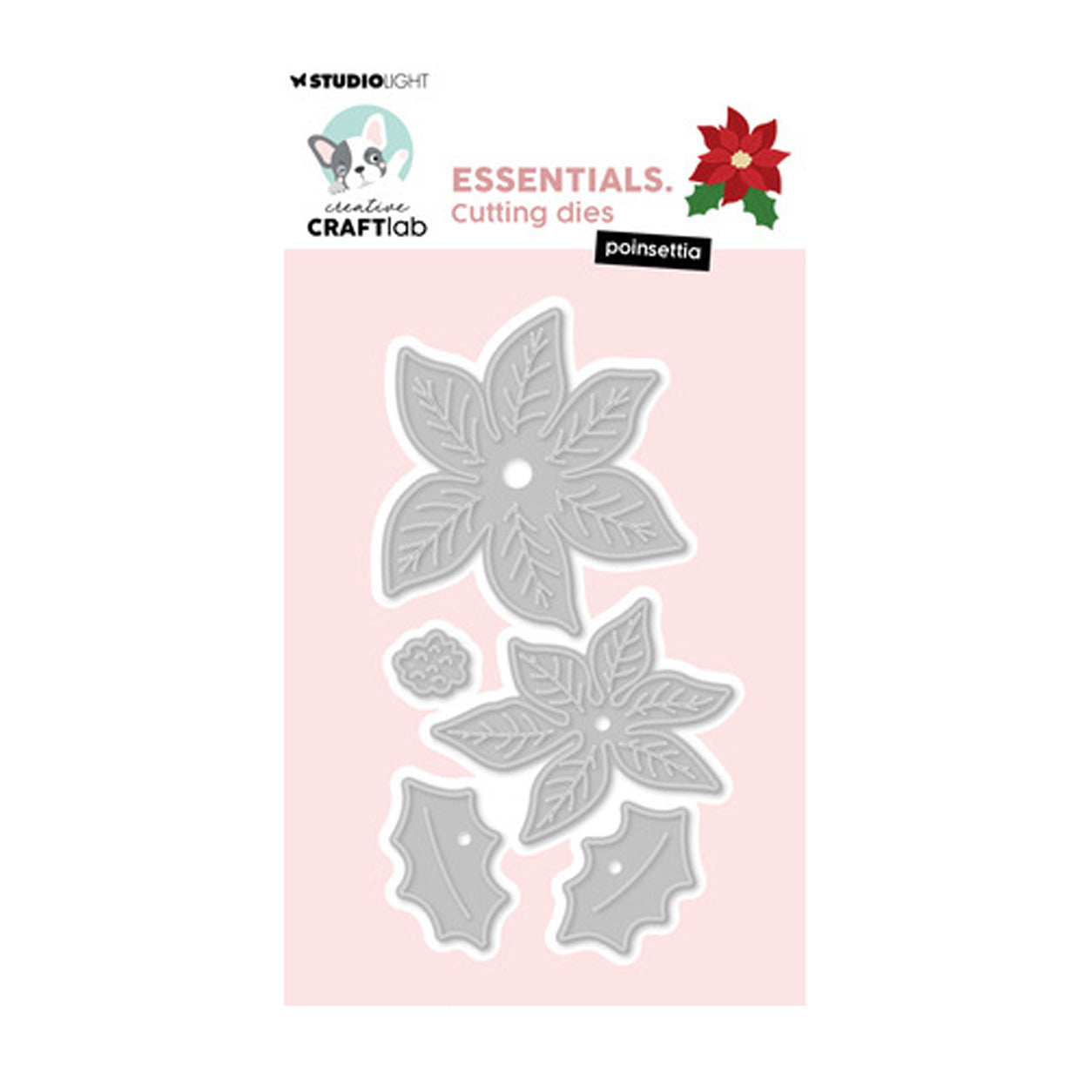 CCL-ES-CD1120 Poinsettia vab Creative craftlab Studio Light, Jej-hobby