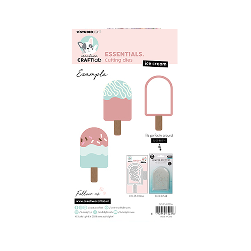 Craftlab Cutting Die Icecream Essentials nr.836