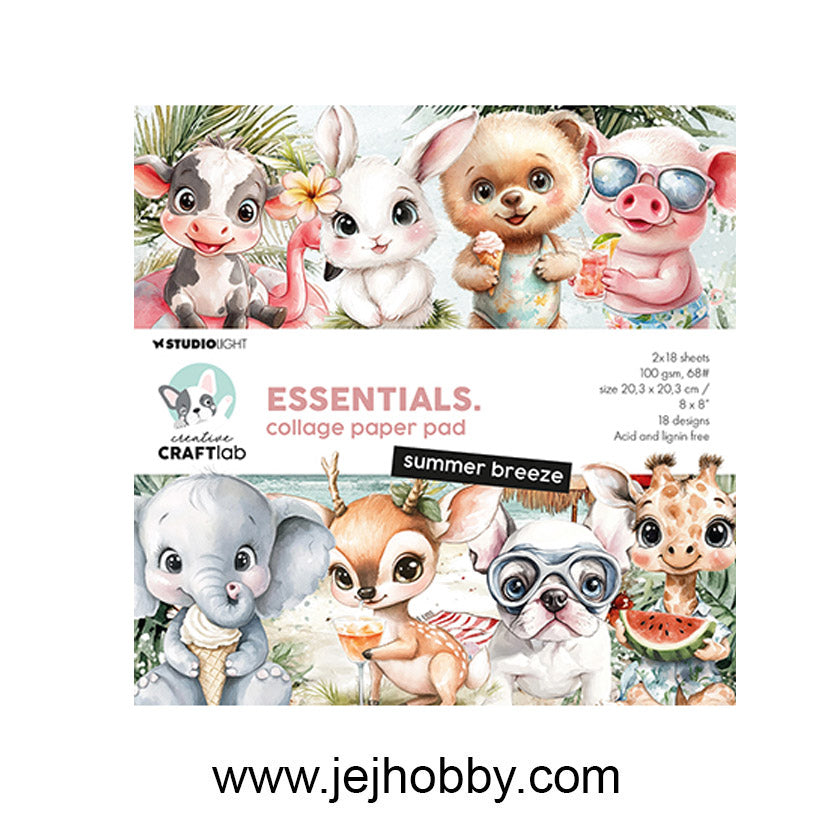 CCL-ES-CPP360, collage paper pad, Summer breeze, studio light, jej hobby