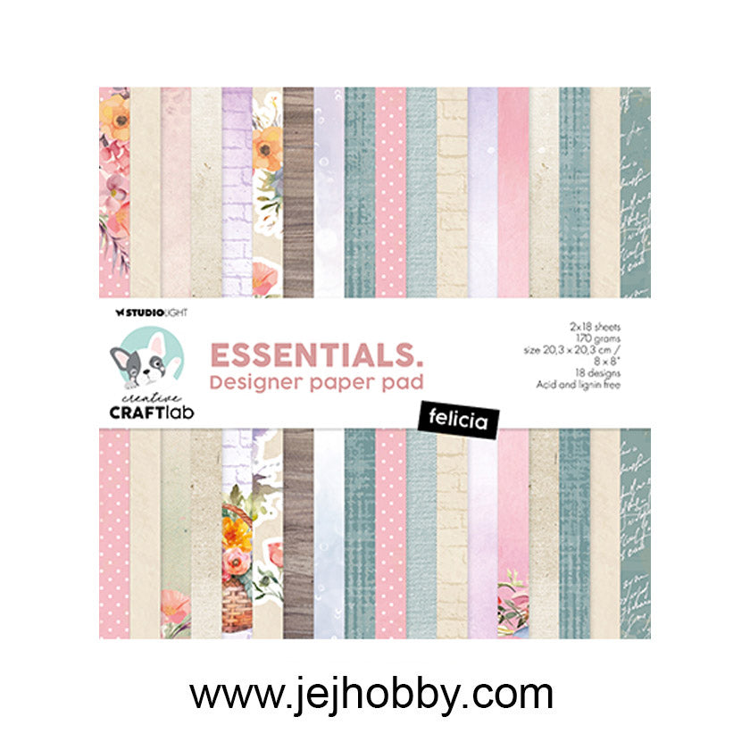 CCL-ES-DPP261, Paper Pad Felicia, craftlab, Studio Light, jej hobby 