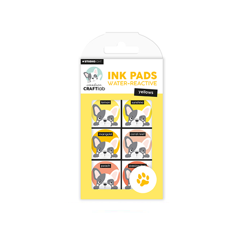 CCL-ES-INKP21. Studio Light. Ink Pads. Water reactive. yellows. jej hobby