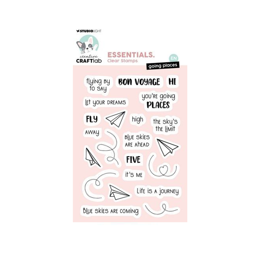 CCL-ES-STAMP582, Clear Stamp, Going places, jej hobby
