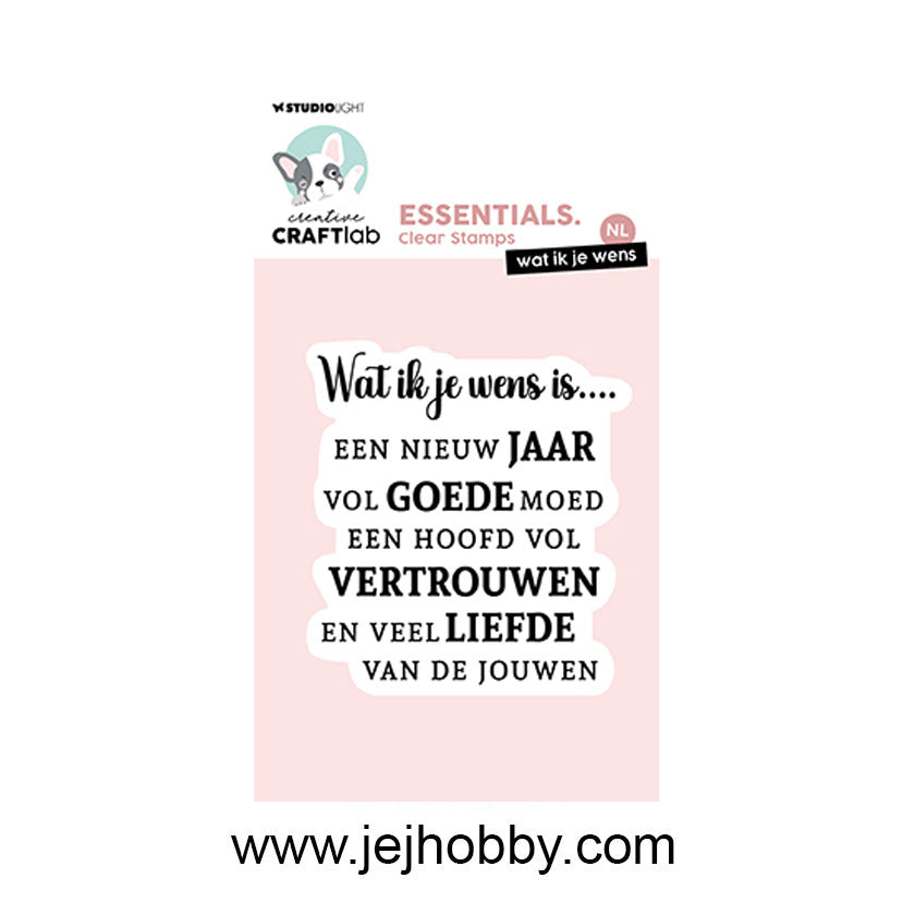 CCL-ES-STAMP766, Wat ik je wens, craftlab, studio light, jej hobby 