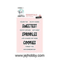 CCL-ES-STAMP802 clear stamps Cookies van studio light. Dit zijn stempels voor hobby