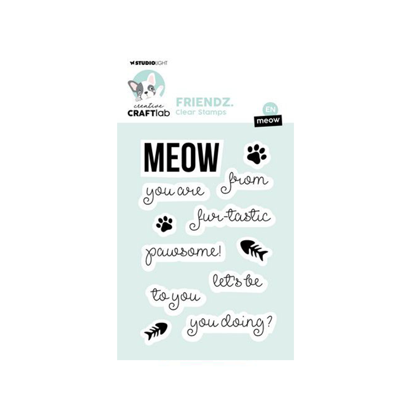 Studio Light Clear Stamp Friendz Meow