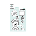 CCL-FR-STAMP709, Studio Light, Clear Stamp, EN, Made with love Friendz, jej hobby
