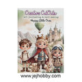 CCOBOEK-001, Happy little ones, creative cut outs, creatief art, jej hobby