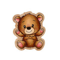 Studio Light Wooden Rubber Stamp Friendz ted sitting