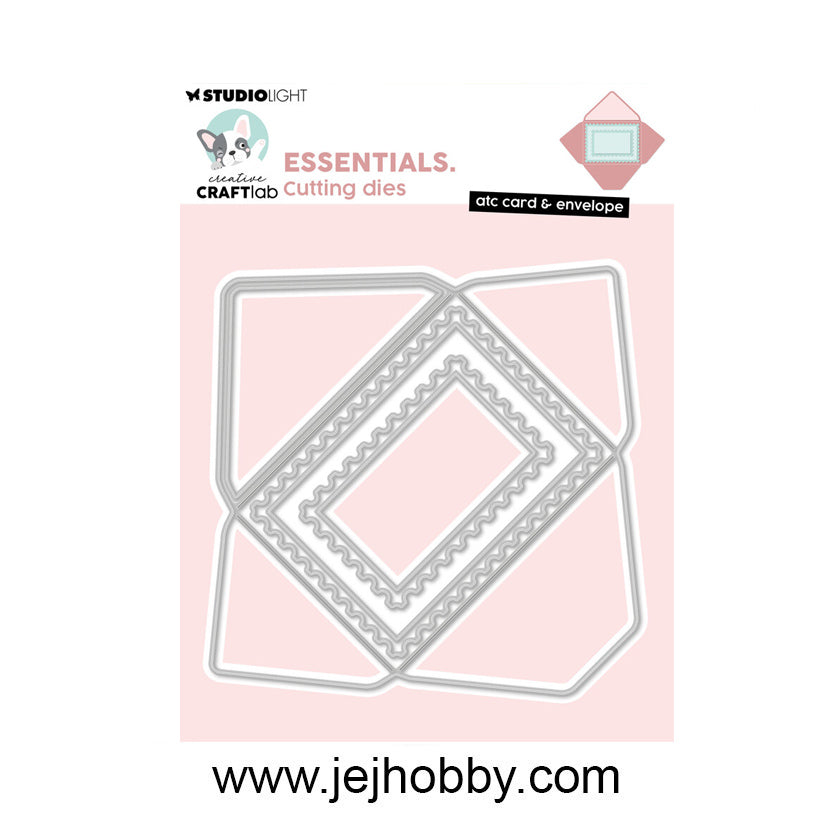 CD1054, ATC, card & envelope, Studio light, jej hobby
