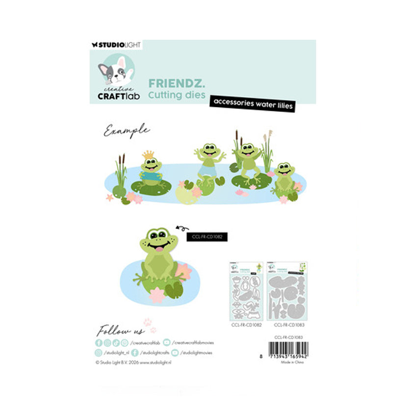 achterkant van de CD1082 Freddy van studio light is een stansmal voor hobby zoals kaarten maken en scrapbooking