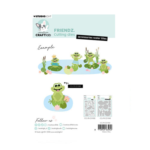 achterkant van de CD1082 Freddy van studio light is een stansmal voor hobby zoals kaarten maken en scrapbooking