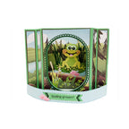 Voorbeeld gemaakt met de CD1083 en CD1082 stansmallen van studio light craftlab friendz voor hobby zoals kaarten maken en scrapbooking
