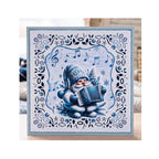 Find It Trading Berrie's Beauties Winter Gnome Wonders 3D-knipvel Frozen Harmonies (CD12548) op A4-formaat met ijsblauwe gnoems die trommel, accordeon en fluit spelen.