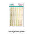 CDED-0013, Holo gold enamel dots, Carlijn design, jej hobby