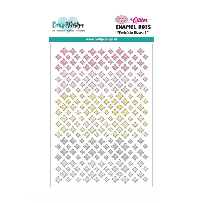 CDED-0015, Twinkle Stars 1, Carlijn design, jej hobby
