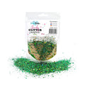 CDGL-0004 Chunky Glitter colorshift rainbow green van Carlijn Design Dit is glitter voor hobby zoals voor schudkaarten.