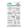 CDST-0154 Choco, friends stempels, Carlijn design, jej hobby