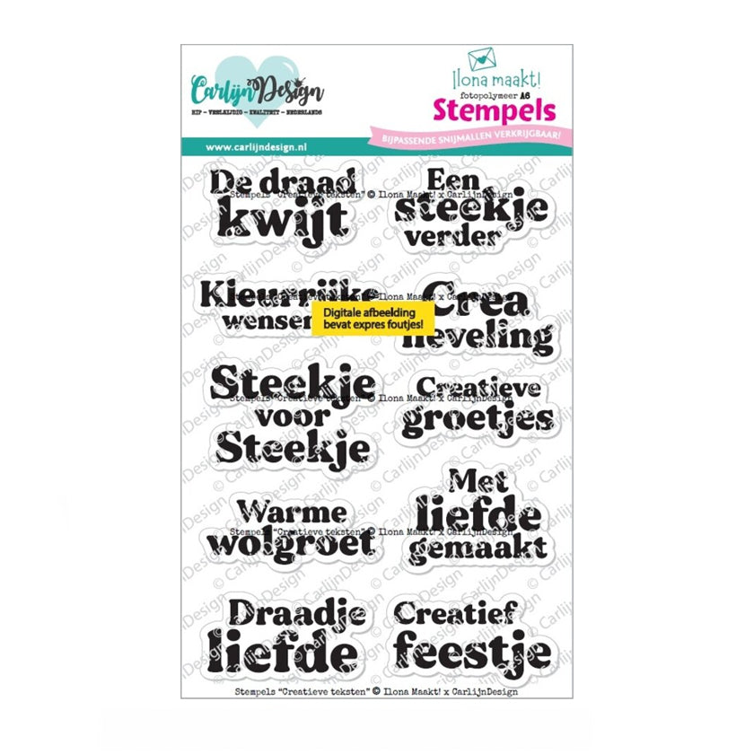 CDST-0167, creatieve teksten, Carlijn design, jej hobby