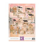 Crafted Memories Sugar Cottage collageboek CM-BOEK-005 met achtergrondpapieren en knipplaatjes voor art journaling, kaarten maken en mixed media