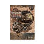Voorbeeldkaart gemaakt met de CMP26 Gearhead Workshop card making paper pad van Studio Light voor het maken van kaarten.