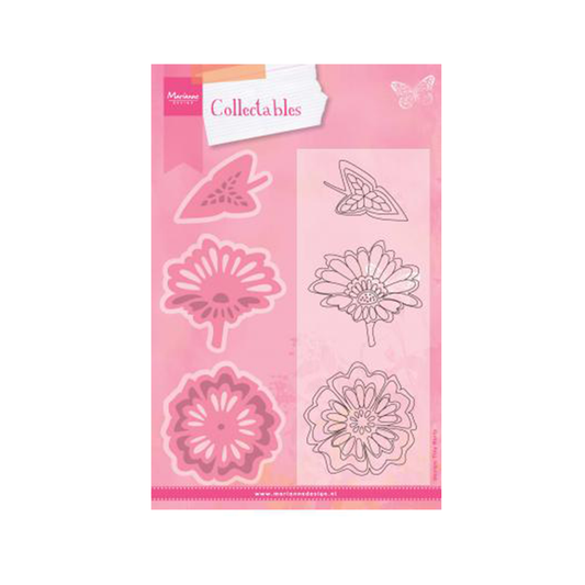 COL1304. Marianne design. Collectable. FLOWERS AND LEAF 2. jej hobby