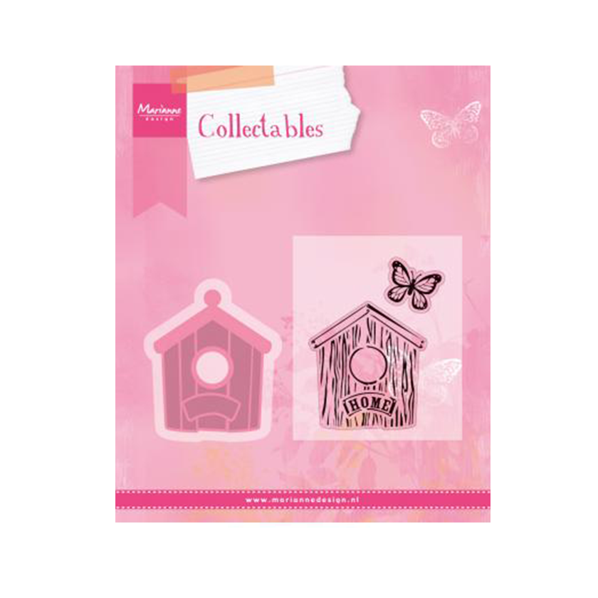 COL1309. Marianne design. Collectable. birdhouse home. jej hobby