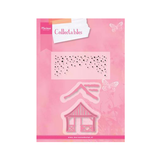 COL1328, Marianne design, Collectable, christmas chalet, jej hobby