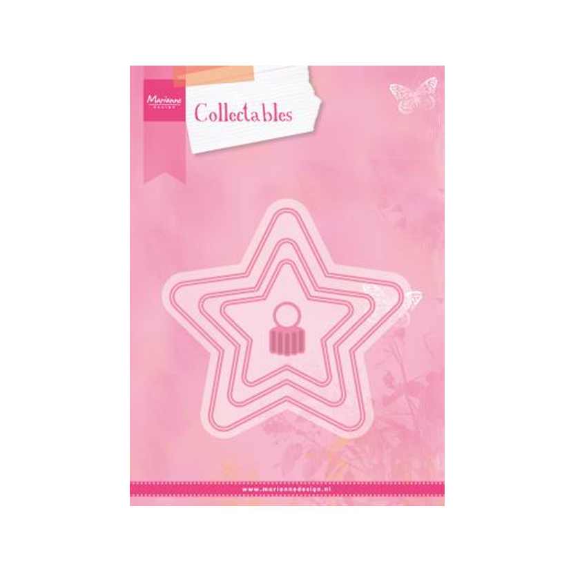  COL1360. Marianne design. Collectable. christmas star. jej hobby