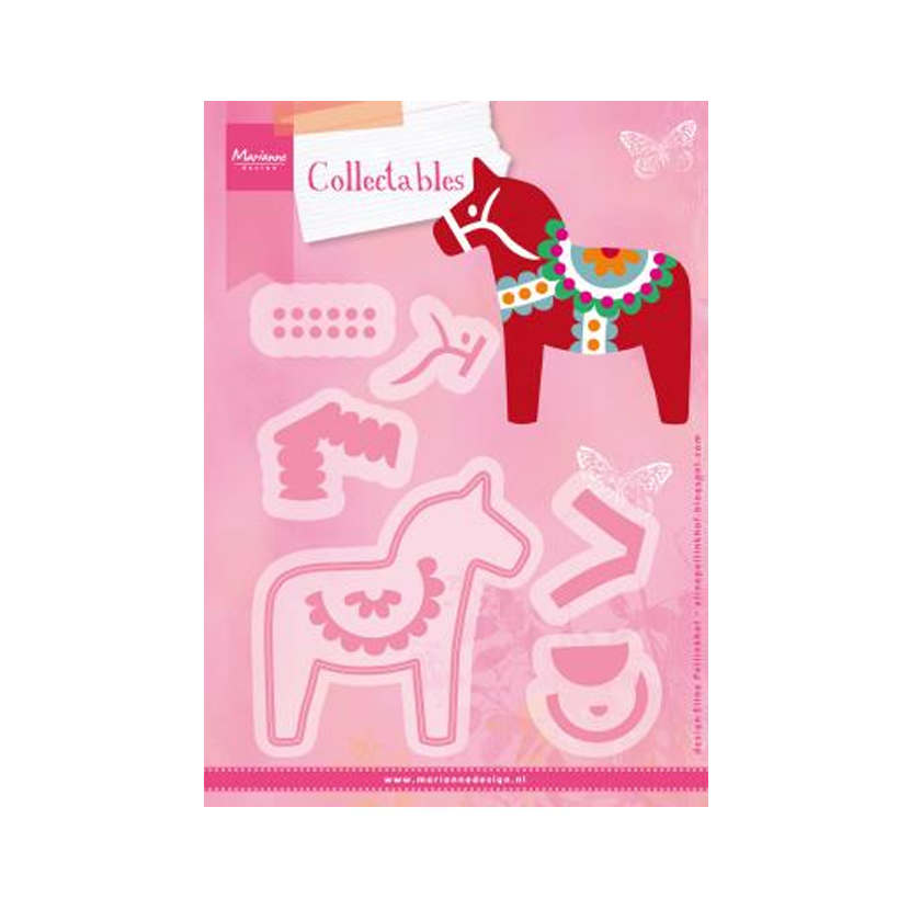 COL1371. Marianne design. Collectable. dala horse. jej hobby