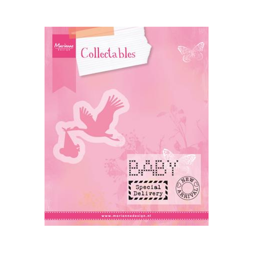 COL1381. Marianne design. Collectable stork. jej hobby