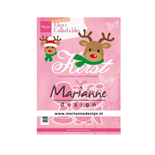 COL1476 Collectable Marianne design. Eline's rendier kerst. jej hobby