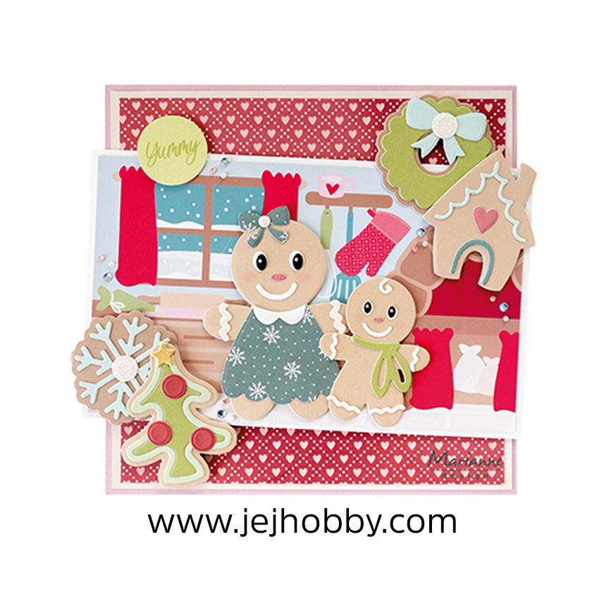 AK0096 Christmas Bakery Backgrounds by Marleen