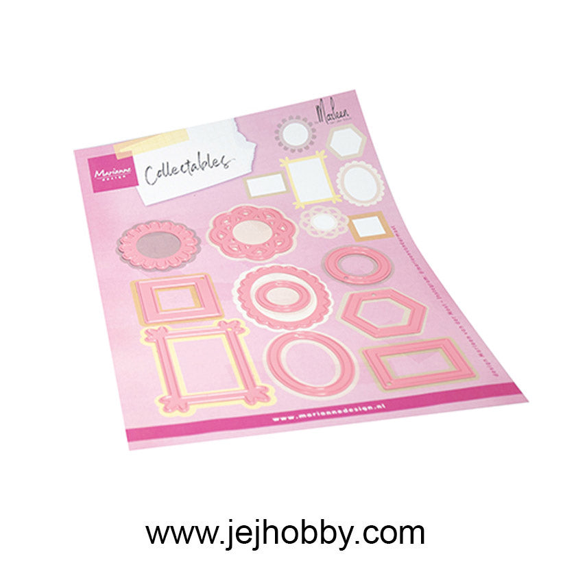 COL1567, Picture frames by Marlene, Marianne design, Jej hobby