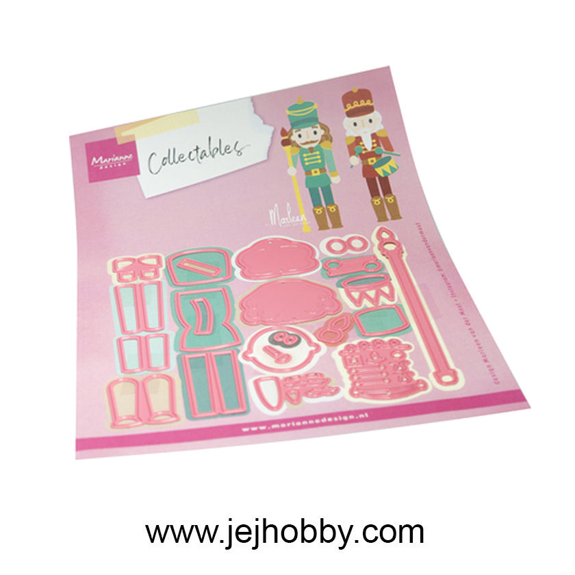 COL1578, Nutcrackers by Marleen, Marianne design, jej hobby