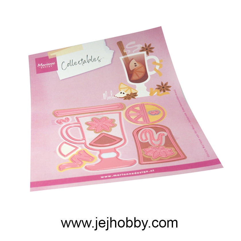 COL1579 gluhwein by Marleen, Marianne design, jej hobby