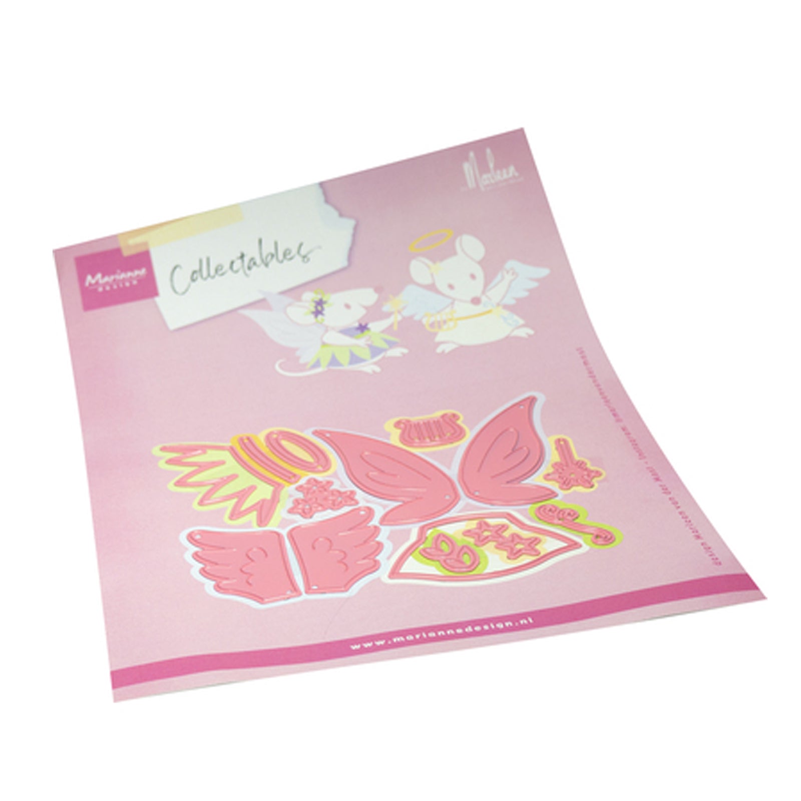 COL1585 Angel and Fairy accessories by Marleen stansmallen van Marianne Design, dit is een stansmal voor hobby 