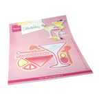 COL1592 Collectables Martini glass by Marleen van Marianne Design
