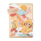 Voorbeeld met Marianne Design Collectables COL1597 Rain Accessories by Marleen en Creatables LR0981 Clouds en LR0982 rainbow beam.