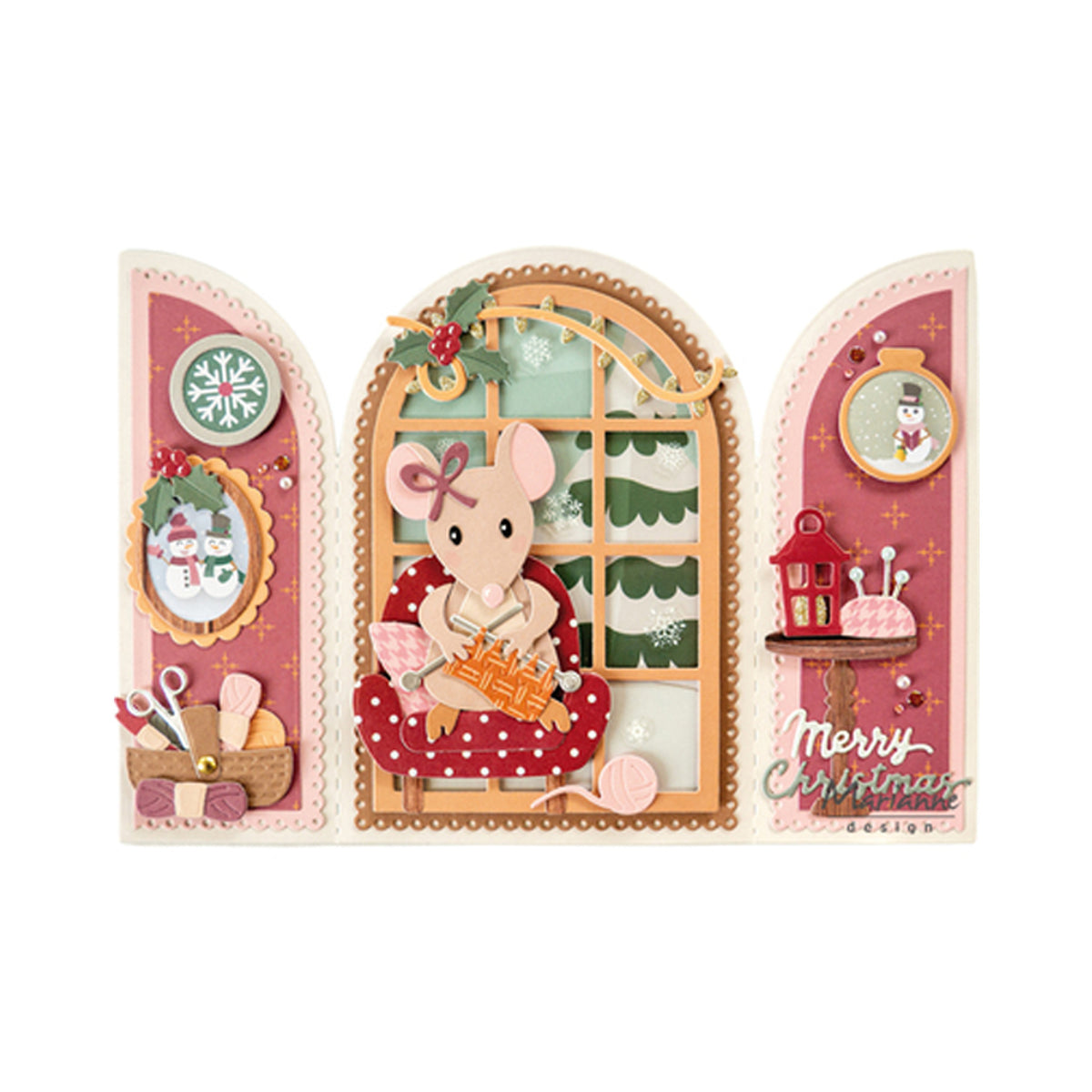 Marianne Design COL1598 Collectables Needlecraft Accessories by Marleen met snijmallen van naaimachine, schaar en naaibenodigdheden.