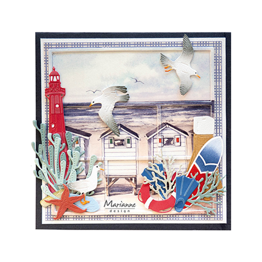 MB0216 Marianne Design Knipvel, Mattie's Mooiste - Beach XL