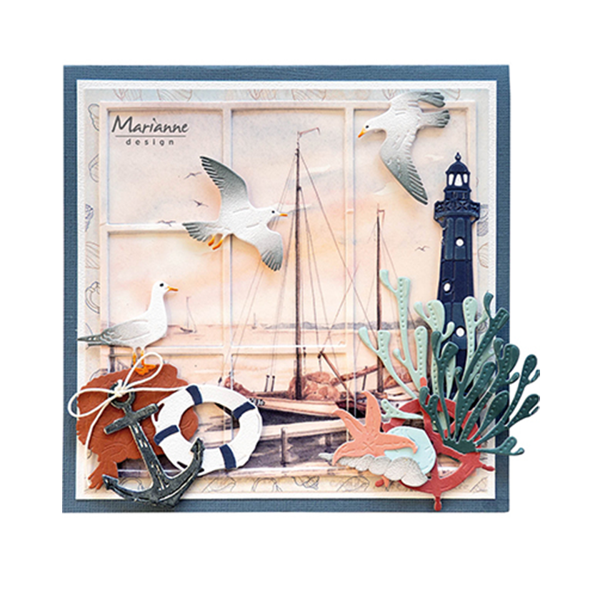 LR0860 Marianne Design Creatable, Tiny's nautical set