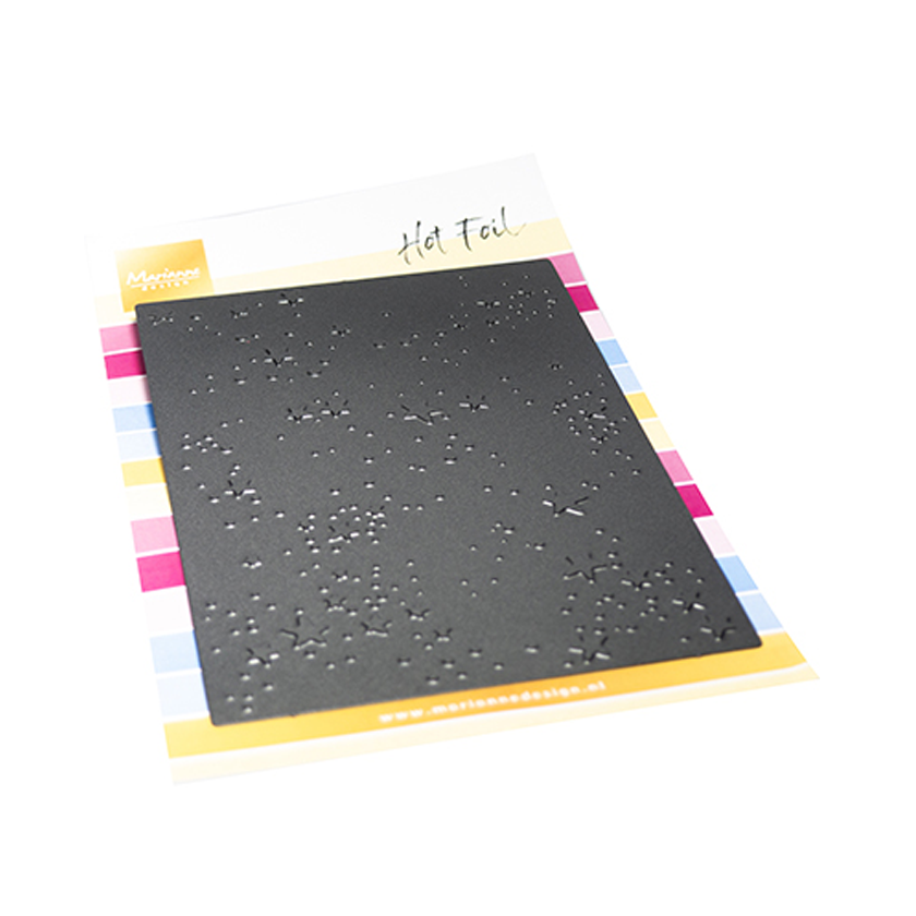 CR1673 Hotfoil Starry night craftable van Marinne Design