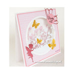 Voorbeeldkaart gemaakt met de CR1684 craftable silhouette flower meadow van Marianne design.