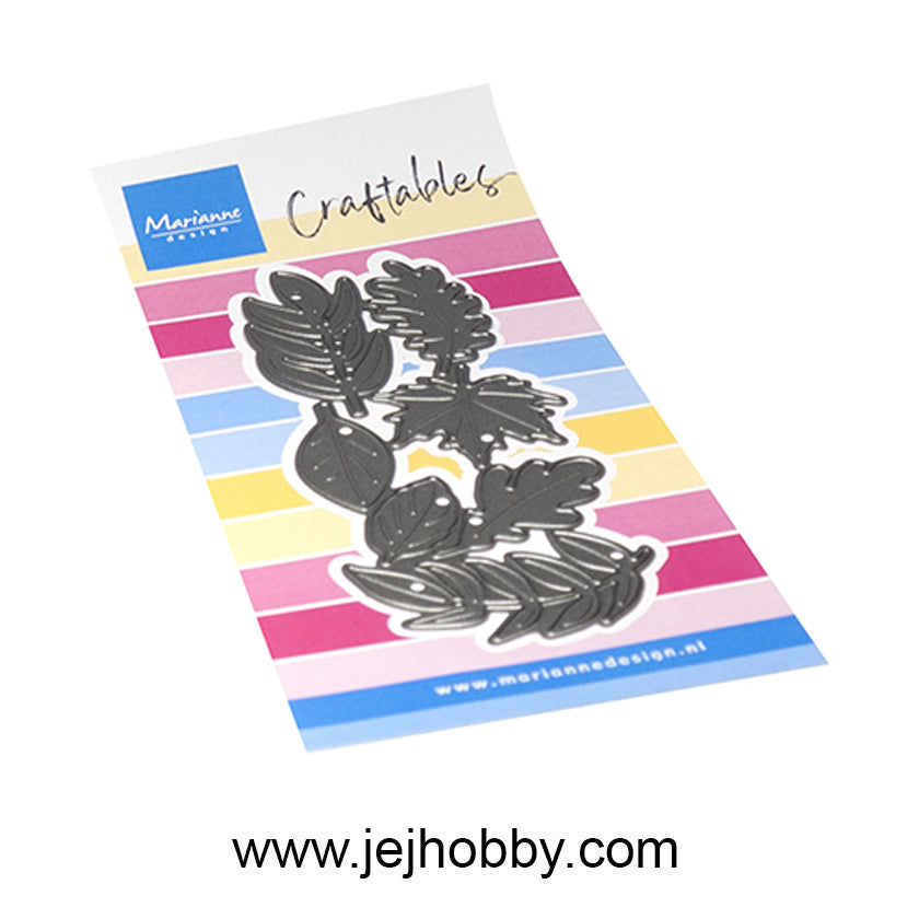CR1705, Punch die XL leaves, craftable, Marianne Design, Jej hobby