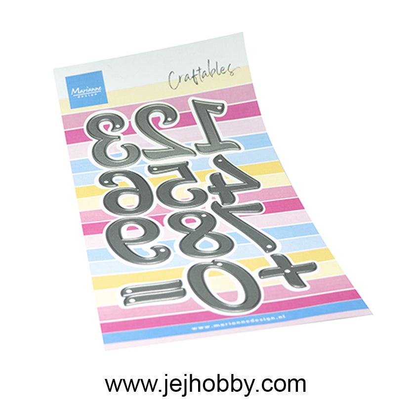 CR1716, Numbers XL, Marianne Design, jej hobby